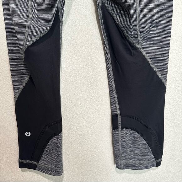 Lululemon Leggings Run Inspire Crop SZ 6 - Picture 4 of 8